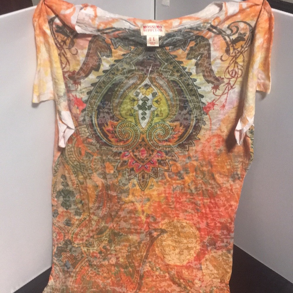 MOSSIMO SUPPLY CO Floral shirt